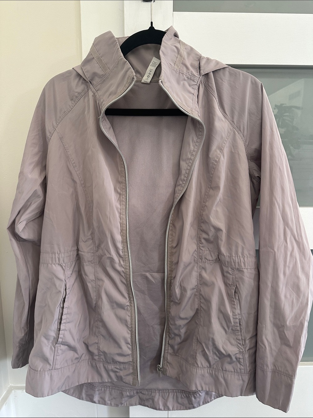 Apana Dusty Mauve Lightweight Hooded Utility Jacket